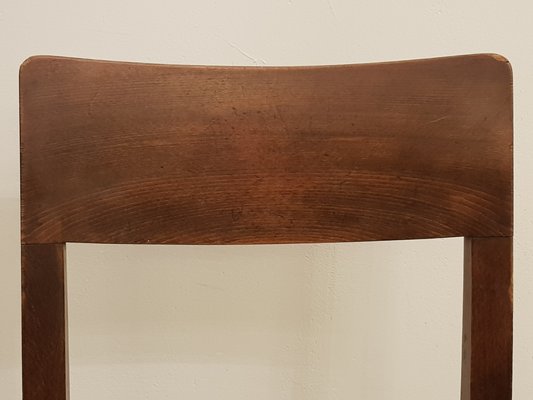 Dark Stained Beech Chair, 1920s-UNO-918993