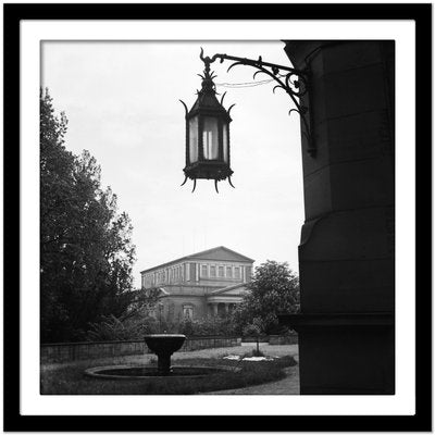 Darmstadt Theatre with Lantern in Front, Germany, 1938, Printed 2021-DYV-997891