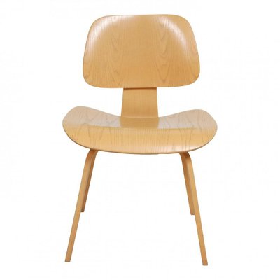 DCW Chair of Molded Oak by Charles Eames for Vitra, 1990s-MTD-1400557