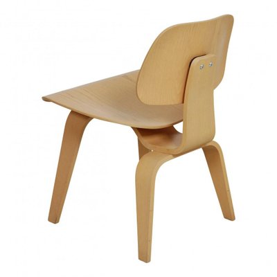 DCW Chair of Molded Oak by Charles Eames for Vitra, 1990s-MTD-1400557