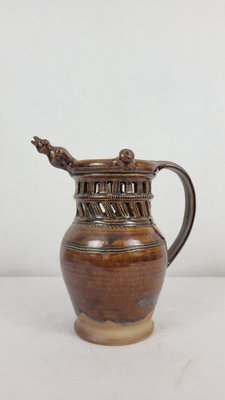 Deceptive Stoneware Pitcher by Jean-Claude Seguin, 1990s-XYB-2042912