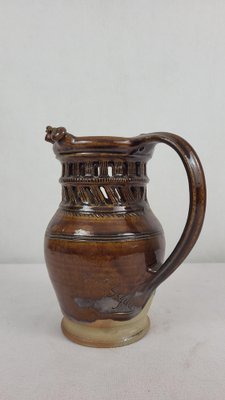 Deceptive Stoneware Pitcher by Jean-Claude Seguin, 1990s-XYB-2042912