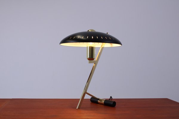 Decora Z Table Lamp in Brass by Louis Kalff for Philips, 1950s-XT-1768910