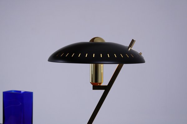 Decora Z Table Lamp in Brass by Louis Kalff for Philips, 1950s-XT-1768910