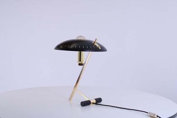 Decora Z Table Lamp in Brass by Louis Kalff for Philips, 1950s-XT-1768910