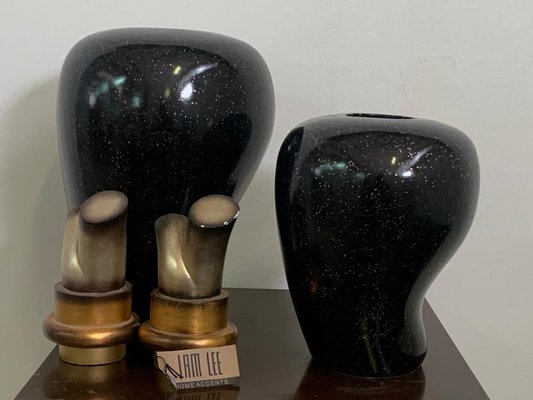 Decorated Vases from Lam Lee Group, 1980s, Set of 2-IJR-1792259