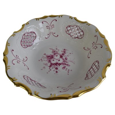 Decorative Bowl in Openwork Porcelain from Pirken Hammer, 1960s-TZ-2018671