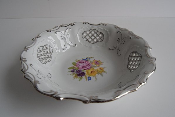 Decorative Bowl in Openwork Porcelain from Pirken Hammer, 1960s-TZ-2018672