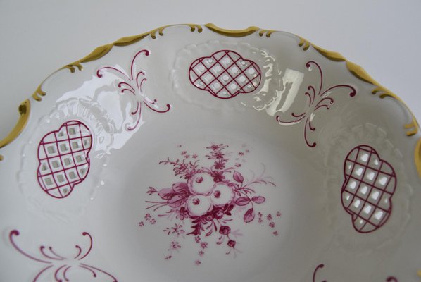 Decorative Bowl in Openwork Porcelain from Pirken Hammer, 1960s-TZ-2018671