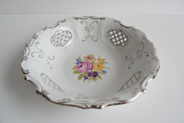 Decorative Bowl in Openwork Porcelain from Pirken Hammer, 1960s-TZ-2018672