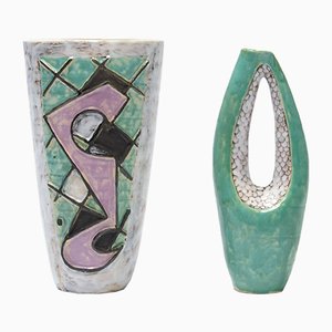 Decorative Ceramic Vases, 1950s, Set of 2-VT-639895