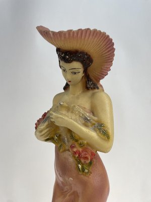 Decorative Figurine Depicting a Floral Woman, 1960s-GKM-2043324