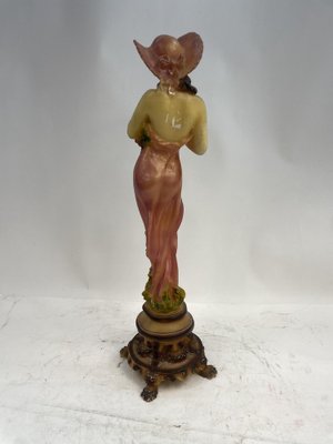 Decorative Figurine Depicting a Floral Woman, 1960s-GKM-2043324