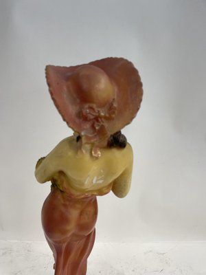 Decorative Figurine Depicting a Floral Woman, 1960s-GKM-2043324