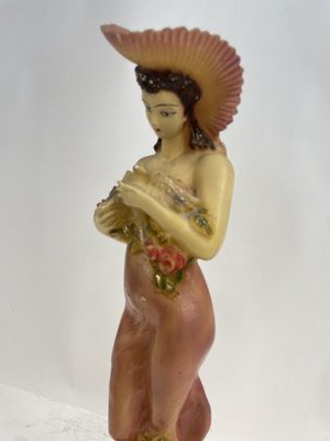 Decorative Figurine Depicting a Floral Woman, 1960s-GKM-2043324