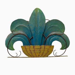 Decorative Iron Wall Piece, 1950s-UJE-663490