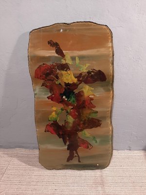 Decorative Plaque with Flowers by Duilio Barnabe for Fontana Arte, 1950s-OHK-830312