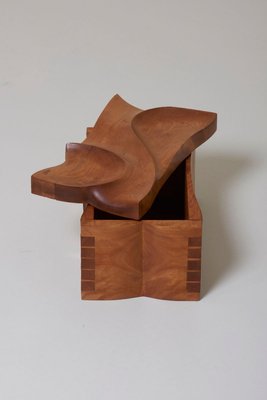 Decorative Wooden Box in the Style of Michael Coffey, 1970s-SFD-631708