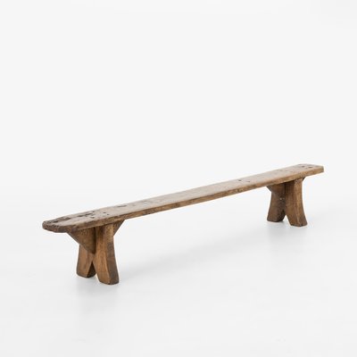 Decorative Wooden Low Bench, France, 1850s-YSY-2027724