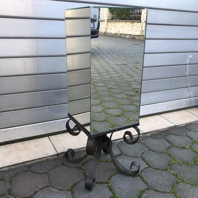 Decorative Wrought Metal and Hexagonal Table Mirror, 1970s-WQQ-1332141