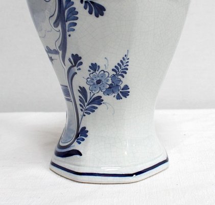 Delft Earthenware Vases from Royal Delft, Early 20th Century, Set of 2-RVK-1016321