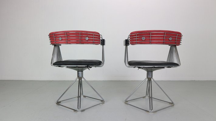 Delta Wire Armchairs attributed to Rudi Verelst, 1971, Set of 2-DT-2026256