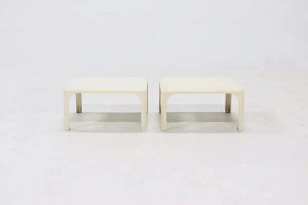 Demetrio 45 Stackable Tables by Vico Magistretti for Artemide, 1960s, Set of 2-VV-2033170