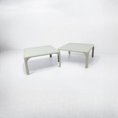 Demetrio 45 Stackable Tables by Vico Magistretti for Artemide, 1960s, Set of 2-YSC-2020600