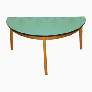 Demi Lune Console Table in Formica and Wood, 1950s-AFE-1790742