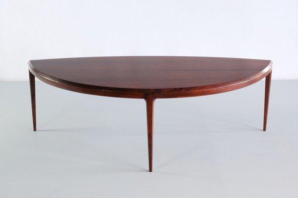 Demilune Coffee Table in Rosewood by Johannes Andersen for CFC Silkeborg, 1960s-FMT-1338500