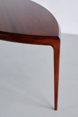 Demilune Coffee Table in Rosewood by Johannes Andersen for CFC Silkeborg, 1960s-FMT-1338500