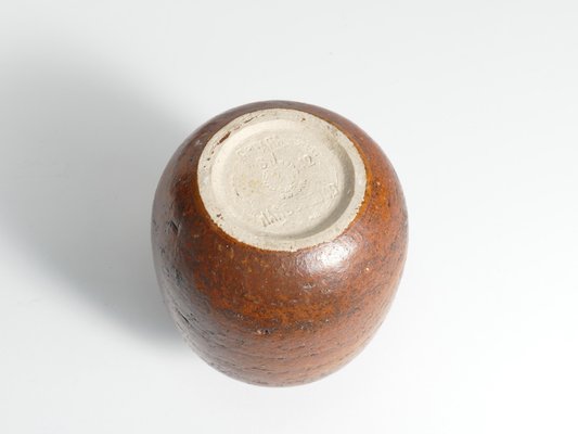 Desert Brown Sahara Vase by Sven Wejsfelt for Gustavsberg, Sweden, 1970s-RUK-1758076