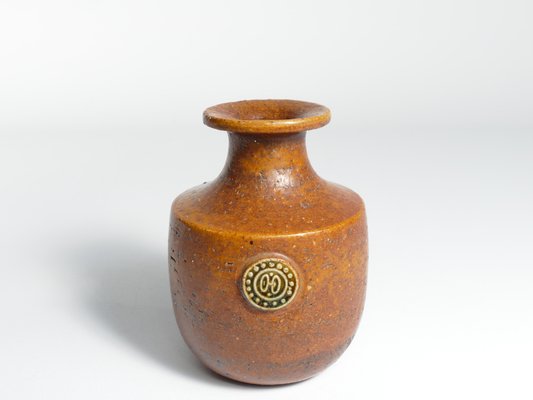 Desert Brown Sahara Vase by Sven Wejsfelt for Gustavsberg, Sweden, 1970s-RUK-1758076