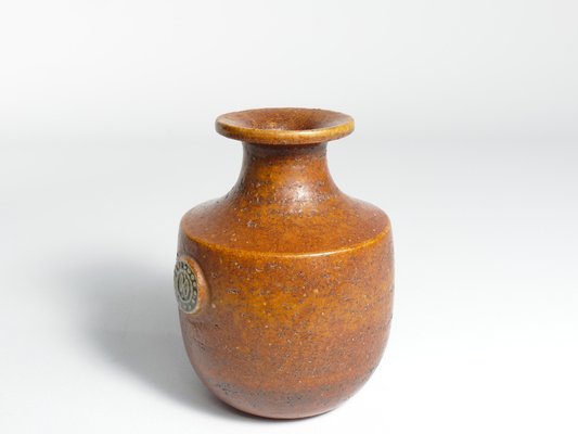 Desert Brown Sahara Vase by Sven Wejsfelt for Gustavsberg, Sweden, 1970s-RUK-1758076