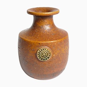 Desert Brown Sahara Vase by Sven Wejsfelt for Gustavsberg, Sweden, 1970s-RUK-1758076