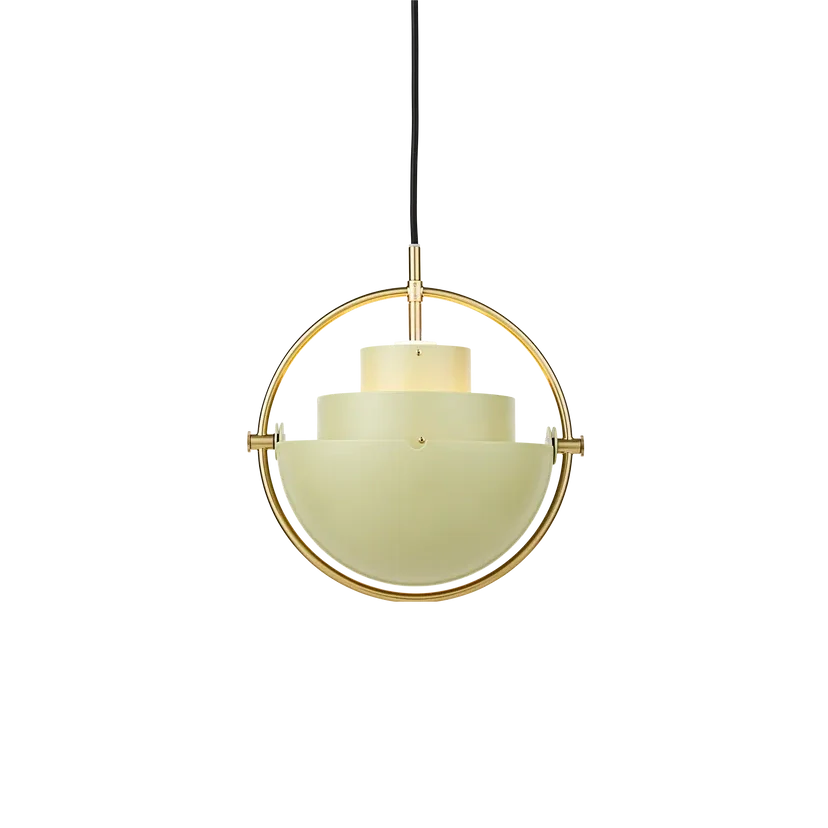 Multi-Lite Pendant Lamp by Gubi #Small/Desert Sage/Brass