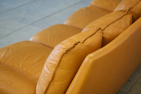 Design Leather 3-Seater Sofa, 1970s-LA-1354800