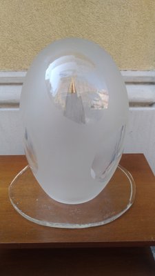 Design Sculpture with Two Elements in Miled and Polished Glass by Punta Mattia Toso for Fratelli Toso, 1990s-OHK-1722303