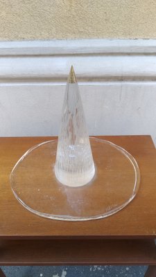 Design Sculpture with Two Elements in Miled and Polished Glass by Punta Mattia Toso for Fratelli Toso, 1990s-OHK-1722303