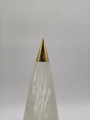 Design Sculpture with Two Elements in Miled and Polished Glass by Punta Mattia Toso for Fratelli Toso, 1990s-OHK-1722303