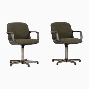 Desk Chairs by Charles Pollock for Comforto, 1970s, Set of 2-ZAA-1117619