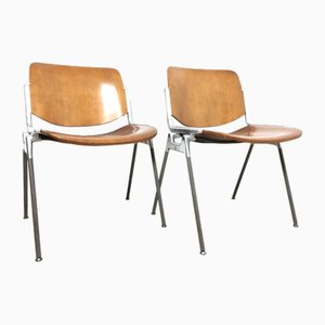 Desk Chairs by Giancarlo Piretti for Castelli / Anonima Castelli, 1965, Set of 2-FQG-1742920