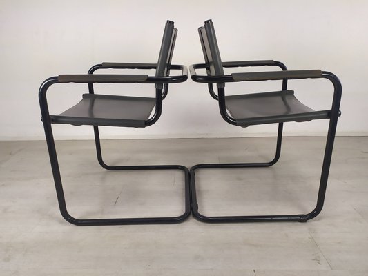 Desk Chairs in the style of Marcel Breuer, Set of 2-EAD-1066954