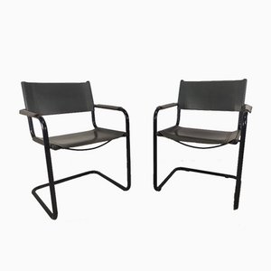 Desk Chairs in the style of Marcel Breuer, Set of 2-EAD-1066954