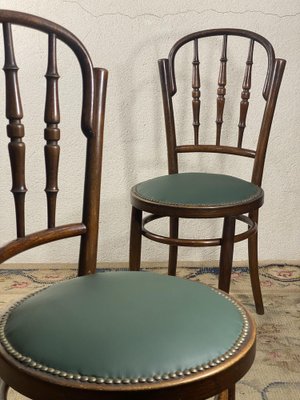 Desk Chairs in the style of Thonet, Set of 2-JXY-1799105