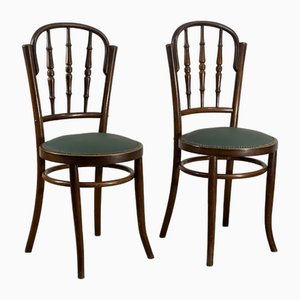 Desk Chairs in the style of Thonet, Set of 2-JXY-1799105