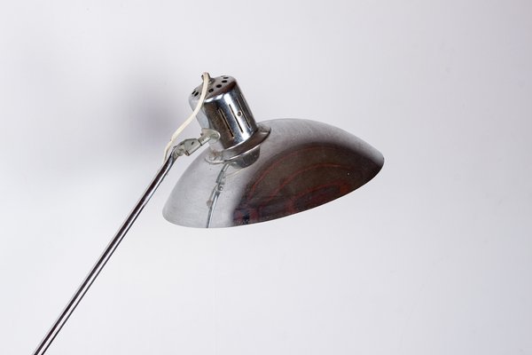 Desk Lamp in Chromed Metal by André Lavigne for Aluminor, 1960s-EMB-1730441