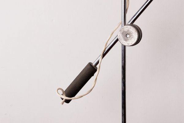 Desk Lamp in Chromed Metal by André Lavigne for Aluminor, 1960s-EMB-1730441