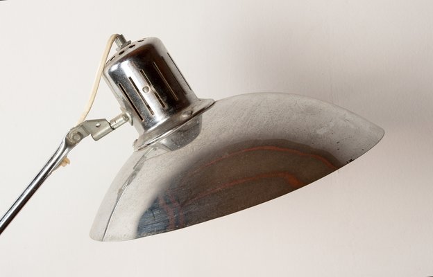 Desk Lamp in Chromed Metal by André Lavigne for Aluminor, 1960s-EMB-1730441