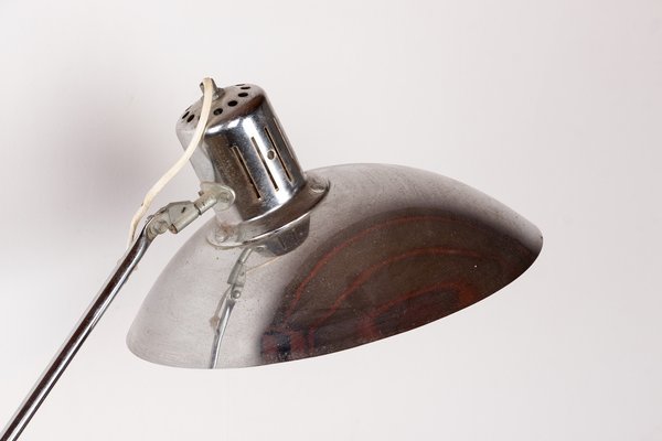 Desk Lamp in Chromed Metal by André Lavigne for Aluminor, 1960s-EMB-1730441